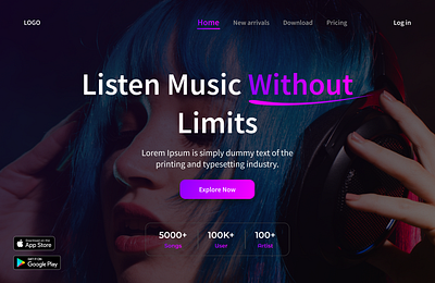 Music UI Design