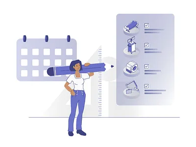 Healthcare Management Illustration branding digital art high tech hospital illustration management technology website illustration