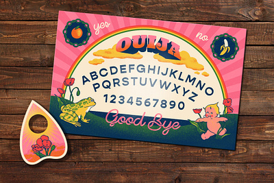 Ouija Board graphic design illustration ouija board photoshop typography