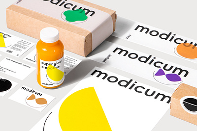 Modicum: Packaging brand identity branding graphic design logo motion design motion graphics packaging typeface ui visual identity