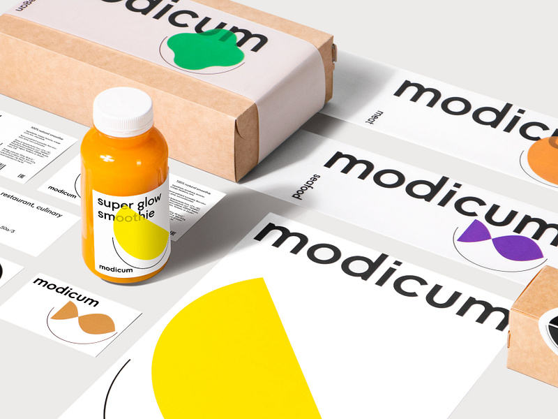 Modicum: Packaging brand identity branding graphic design logo motion design motion graphics packaging typeface ui visual identity