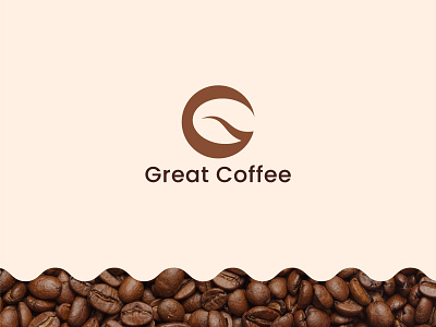 Great Coffee branding cafe cafe logo coffee coffee bean logo coffee branding coffee logo coffee shop design great coffee logo logo design minimal vector