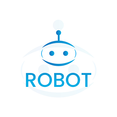 Robot - Logo Design | Minimalist | Modern | Logo brand identity