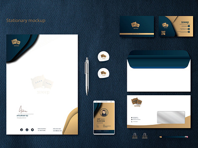 Stationery Design branding business card graphic design stationery design ui ux