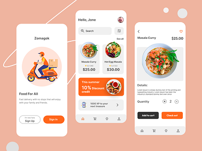 Food delivery app UI UX design android app app design app food food app food app ui ux food delivery app design food delivery app ui food delivery mobile app food mobile app latest food delivery app new food app ui ux design new food delivery app ui ux