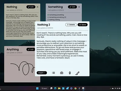 Note widgets #DailyUI Day-65 branding dailyui design figma note notes userinterface widget