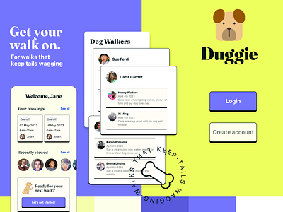 Duggie Dog Walking Mobile App