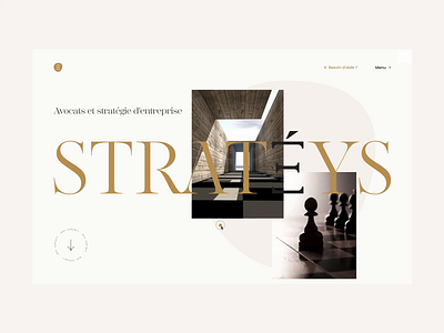 Brand new website for Stratéys design graphic design website