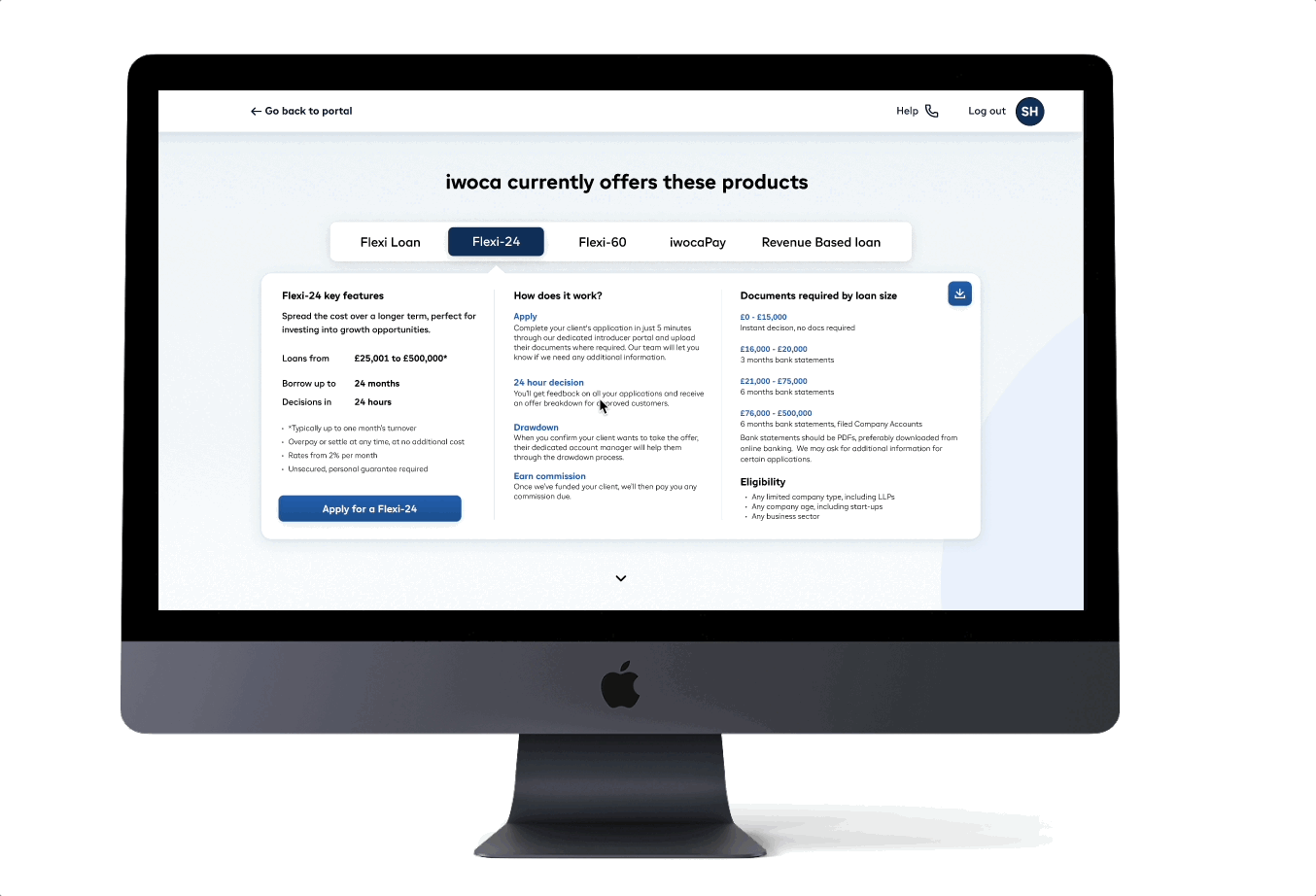 Introducer Portal Dashboard with Marketing Materials for Brokers by