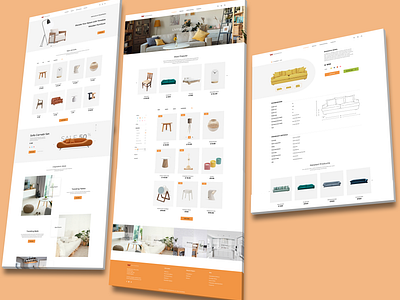 WoodWorks - Website Responsive Design concept e commerce website ui user experience user interface uxdesign uxui uxui design website design wooden furniture website woodworks concept