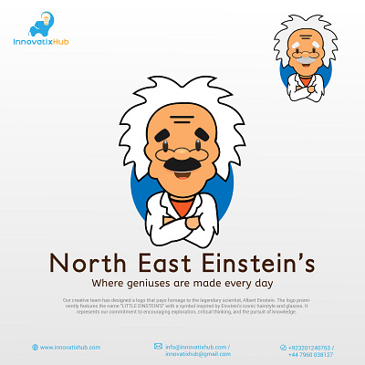 Preschool logo - (North East Einstein's) branding design logo logo mark logoawesome logobrand logoconcept logodesign logodesigner logodesigns logogrid logoinspiration logolove logomurah logonew logoprocess logoroom logosai minimalist logo vector