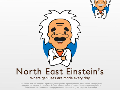 Preschool logo - (North East Einstein's) branding design logo logo mark logoawesome logobrand logoconcept logodesign logodesigner logodesigns logogrid logoinspiration logolove logomurah logonew logoprocess logoroom logosai minimalist logo vector