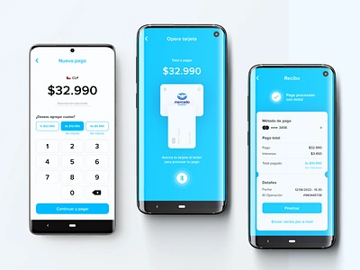 Mercado Pago: Ejercicio diseño UX/UI android bootcamp design mercado libre mercado pago mobile app modern payment pos ui ux
