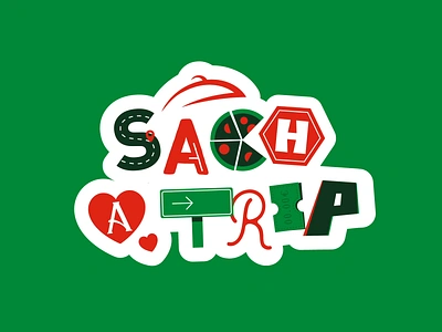 Sach a trip - Locations Campaign (pt2) adventure aftereffect animation art brand branding design effect graphic design graphics identity illustration logo motion motion graphics road sticker trip vector