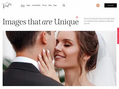 Veil - Wedding Event & Photographer WordPress Theme blog design illustration ui web design webdesign wordpress wordpress design wordpress theme wordpress themes
