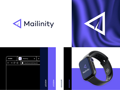 Mailinity ✉️ airplane brand sign branding data graphic design logo mail marketing minimal smm startup