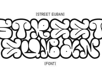 Street Euban - Free Graffiti Font display font free free font freebie graffiti street type typeface urban