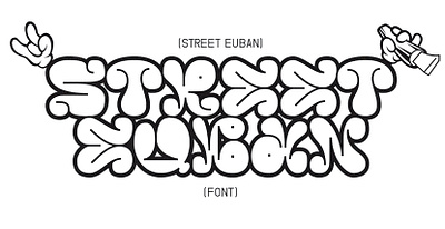 Street Euban - Free Graffiti Font display font free free font freebie graffiti street type typeface urban