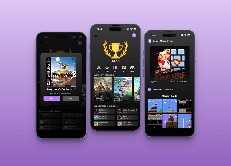 Game Collection App Mockup by Julio Kugler on Dribbble
