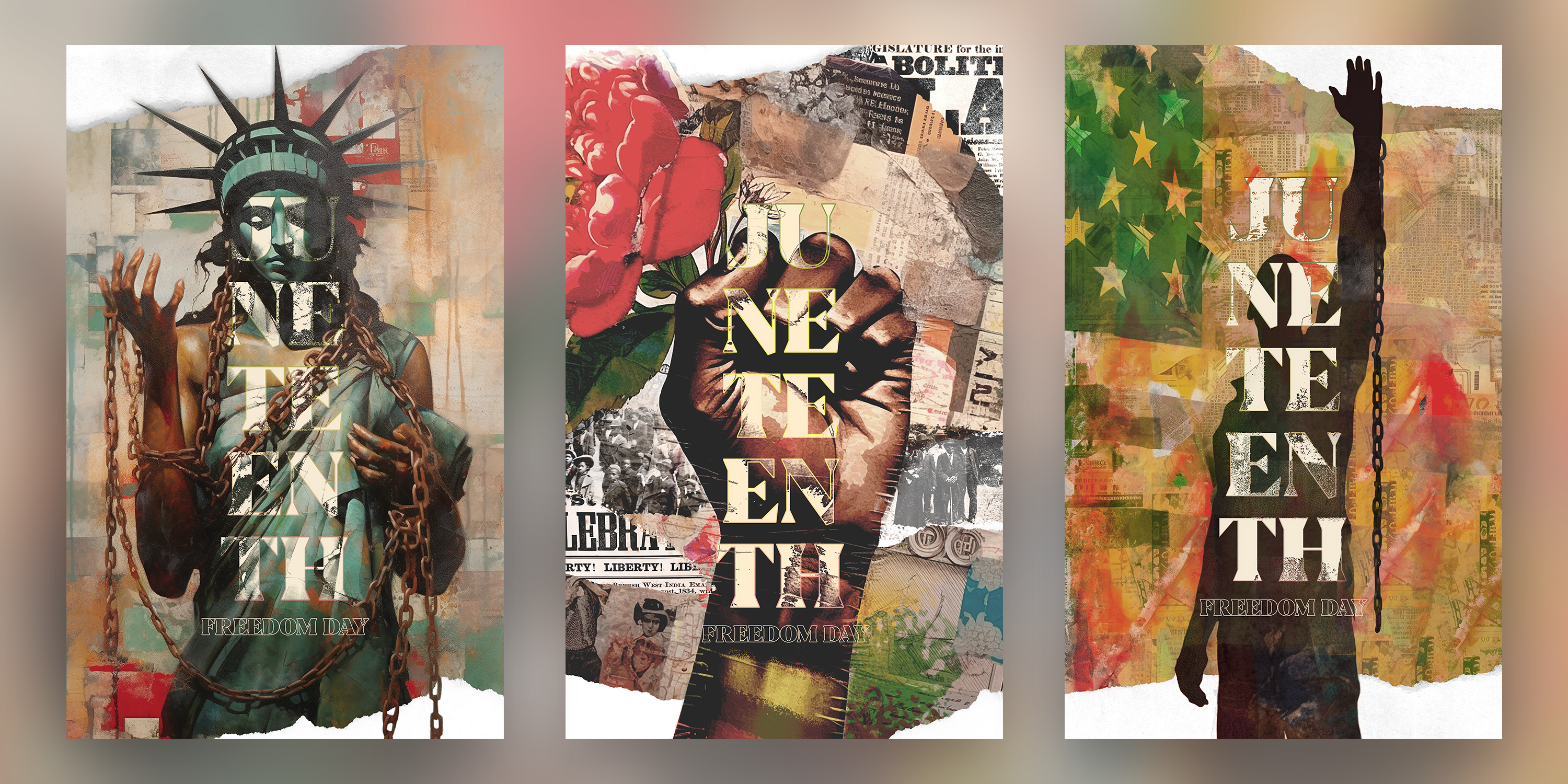 Example of Juneteenth Poster Series