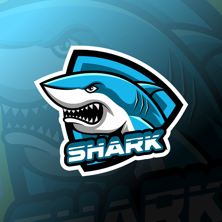 shark mascot logo by ardi setiawan on Dribbble