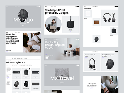 E-Commerce template ecommerce flat grey interaction minimal people product simple tech template ui ui ux user experience user interaface ux website