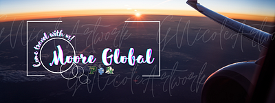 Moore global web banner branding design logo ui ux web