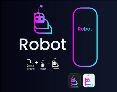 Robot - Logo Design brand identity
