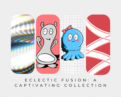 Eclectic Fusion cartoon comic doodle fun graphic design illustration minimalism minimalistic octopus photoshop procreate
