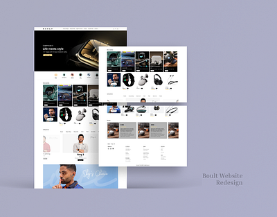 Boult Home Page Redesign graphic design product design ui design