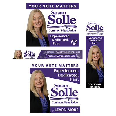 Ads - Susan Solle for Common Pleas Judge (Political)