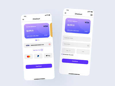 Check Out / Payment Methods Screen apple pay check out google pay master card paymentmethod ui user interface visa card