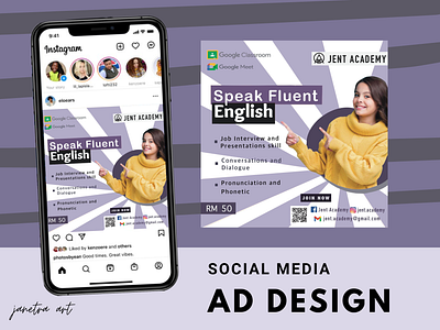 Social Media Ad Design ad design branding customised art design digital ad digital marketing illustration social media ad social media ad design ui ux