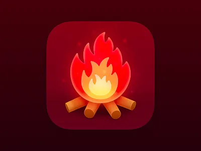 Radiant - iOS App Icon app icon app icon design flame icon ios app icon