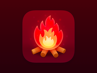Radiant - iOS App Icon app icon app icon design flame icon ios app icon