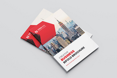 Corporate bifold brochure template brochure design template