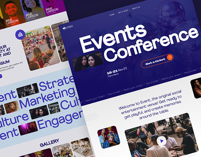 Event Conference Website booking app conference website ecommerce event app event apps event booking event concert event conference website event homepage event landing page event website events events booking exhibition website exploration landing page ticket booking ticket booking app typography website event