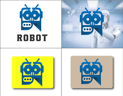 Robot Logo Design brandidentity branding design illustration logo logodesign logofolio modern logo robotlogo vectplus