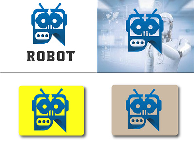 Robot Logo Design brandidentity branding design illustration logo logodesign logofolio modern logo robotlogo vectplus