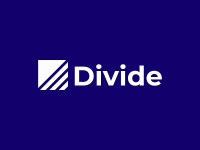 Divide logo brand identity company logo d divide logo logo designer modern