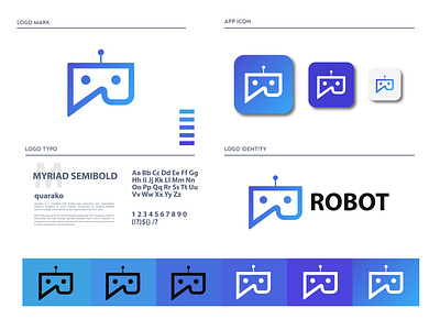 LETTER R, ROBOT CONCEPT - LOGO DESIGN best logo brand identity branding creative design illustration logo logo design modern logo robot logo vect plus