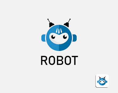 ROBOT - Logo Design brand icon robot logo