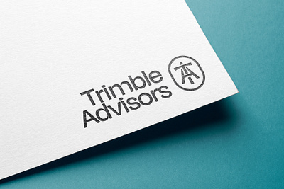 Brand Identity for Trimble Advisors brand identity branding custom type logo monogram