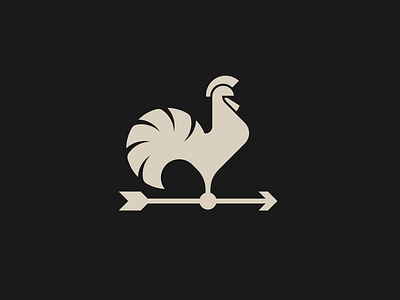 Rooster Guard branding graphic design logo minimal vector