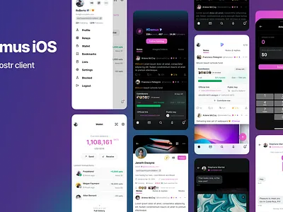 Damus iOS massive redesign design gradients ios ui