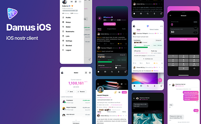 Damus iOS massive redesign design gradients ios ui
