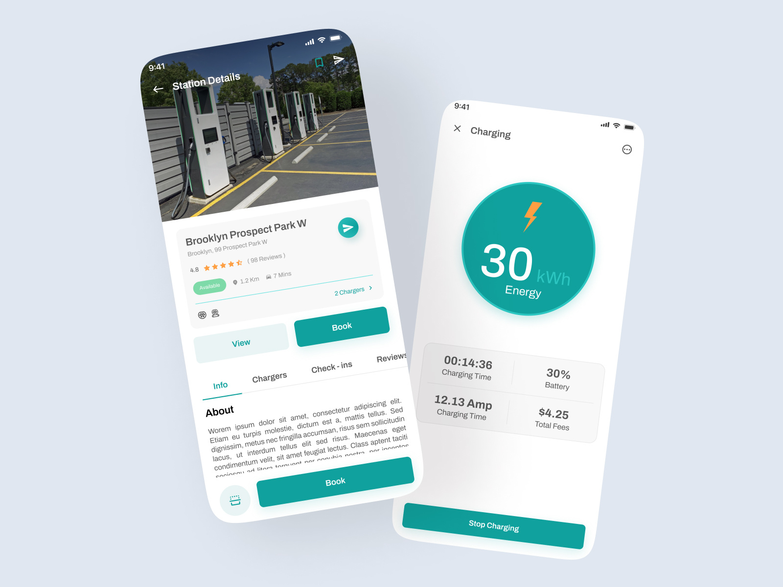 EV Station Finder App by Asiq M. for Netro Systems on Dribbble
