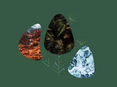 Sustainollage collage eco editorial green green tech illustration publication recycle reforestation sustainability