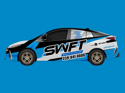 South West Florida Tinting Car Wrap Design advertising auto b2b branding car design detail detailing freelance graphic marketing mikemerrilldesign mockup print prius tint tinting vehicle vinyl wrap