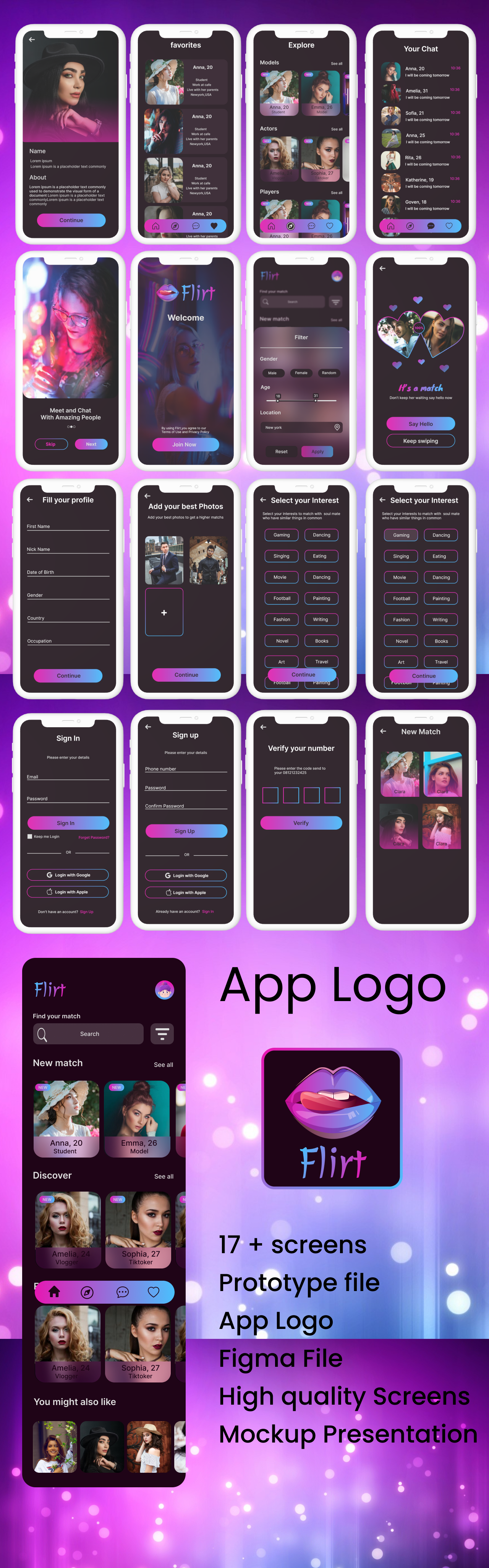 Dating app design app design inspiration app designer app ui designer app ui ux design dating app design dating app inspiration dating app ui ui app design